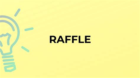 raffle meaning in kannada